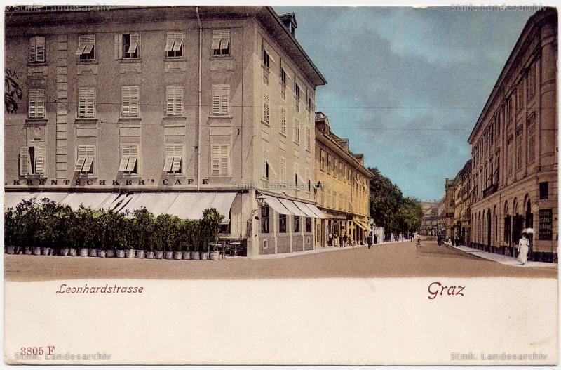 Leonhardstraße historisch